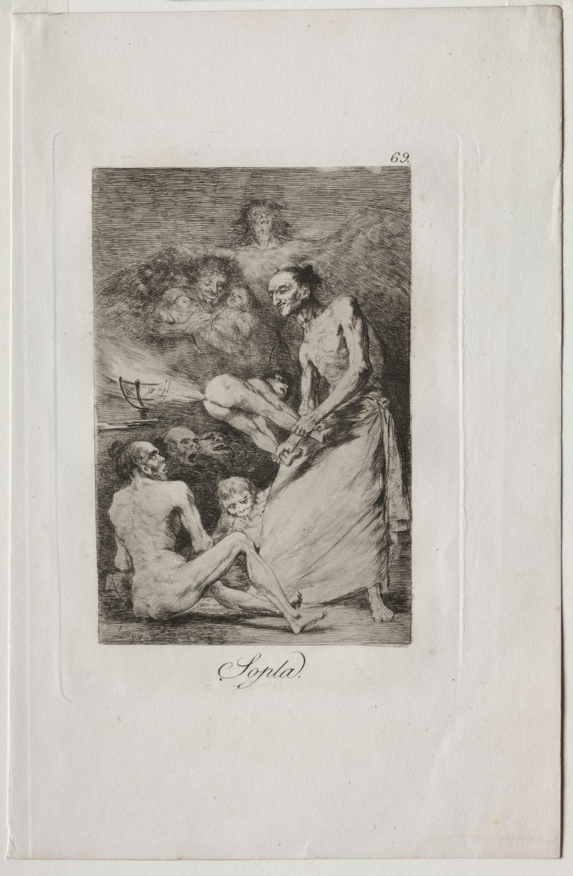 Caprichos: Blas! von Francisco de Goya