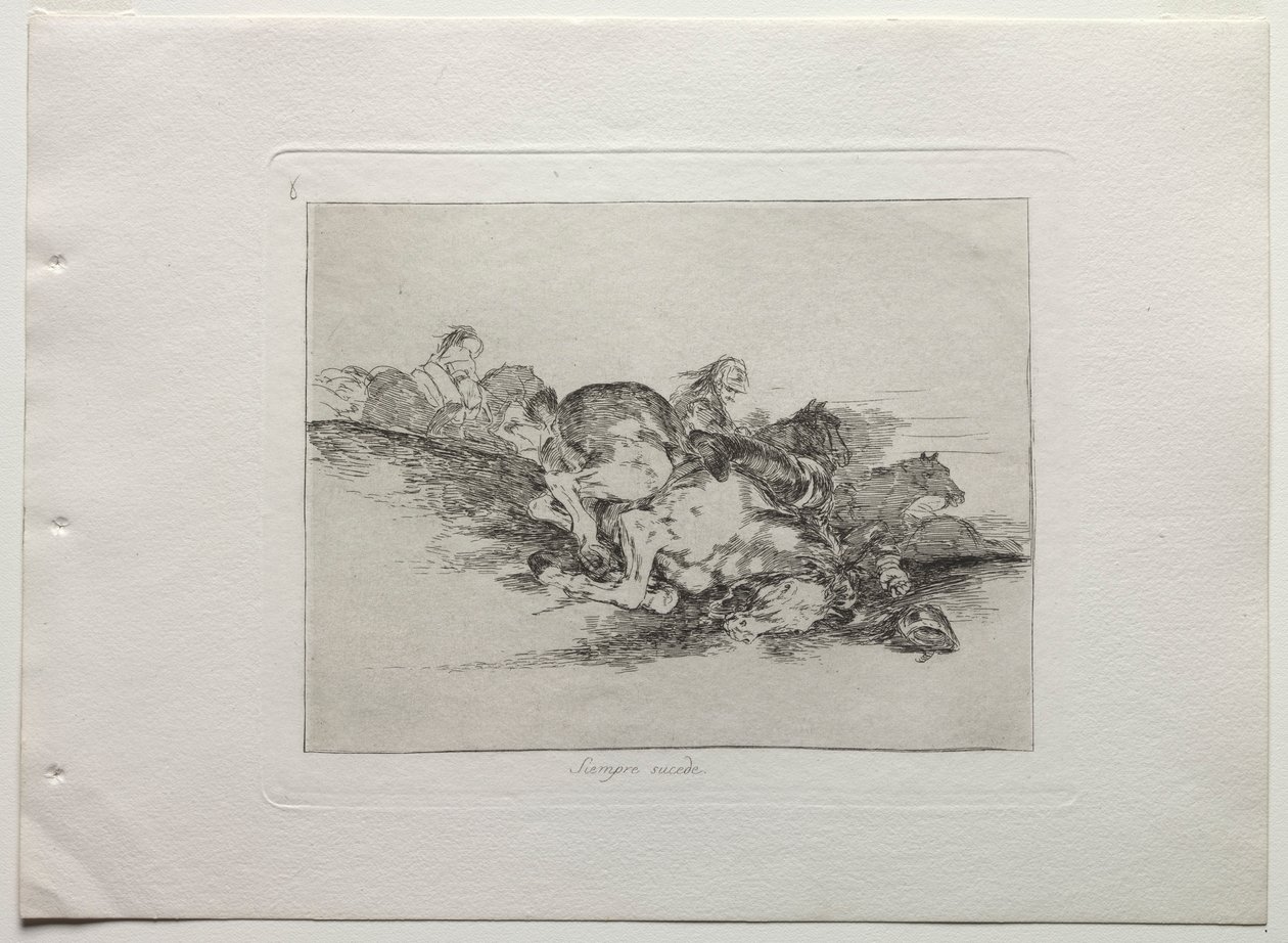 Katastrophen des Krieges: Es passiert immer, 1810-1820 von Francisco de Goya