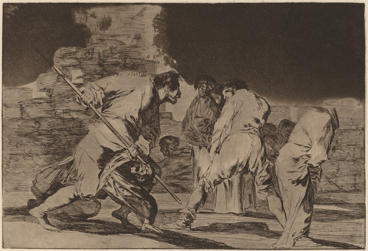 Wütender Unsinn von Francisco de Goya