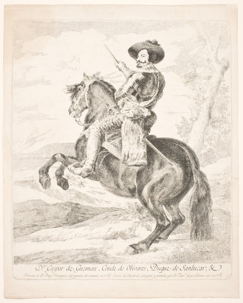 Don Gaspar de Guzman, Graf von Olivares von Francisco de Goya