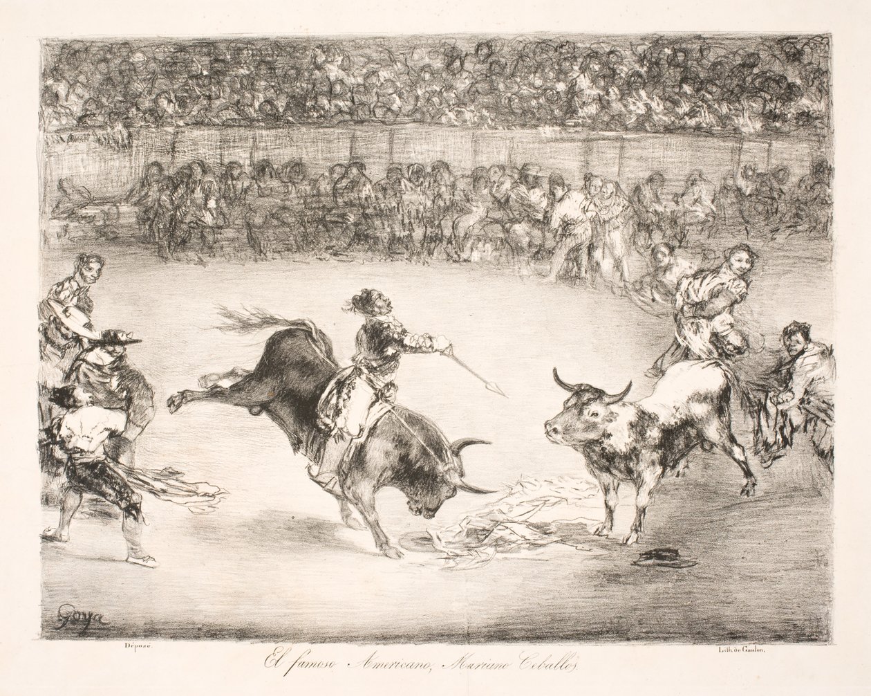 "Der berühmte Amerikaner, Mariano Ceballos" von Francisco de Goya