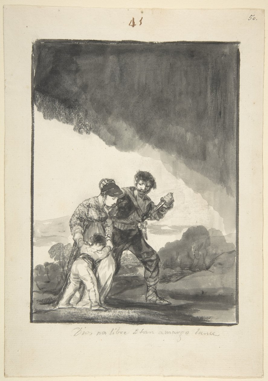 Gott bewahre uns vor einem so bitteren Schicksal von Francisco de Goya