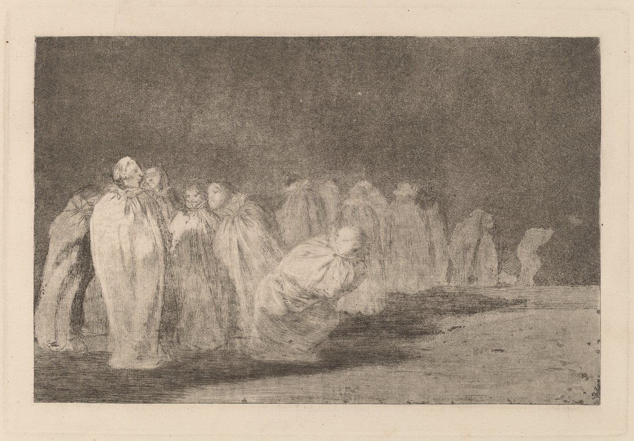 Die Männer in Säcken von Francisco de Goya