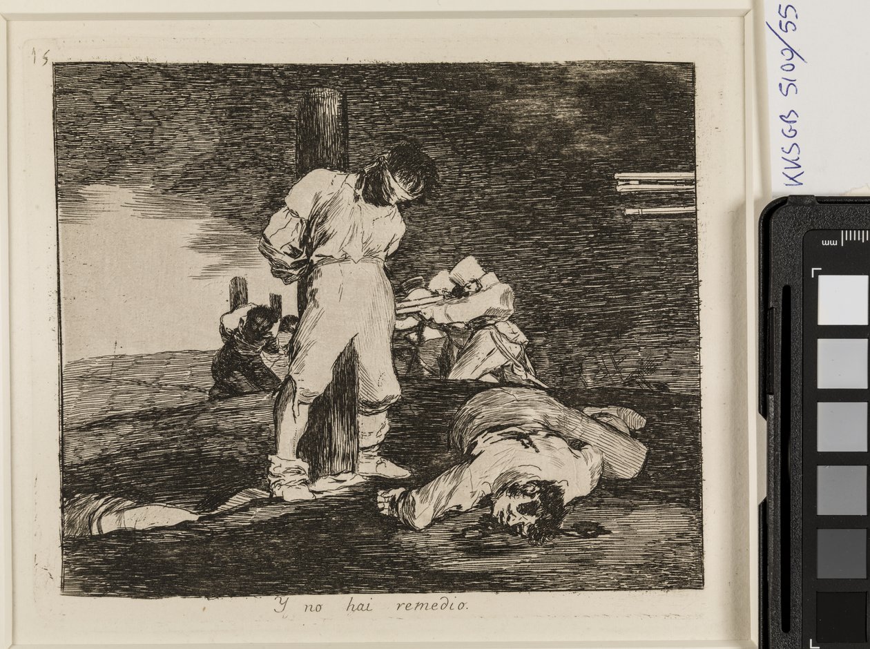 Und es gibt nichts mehr zu tun (15) von Francisco de Goya
