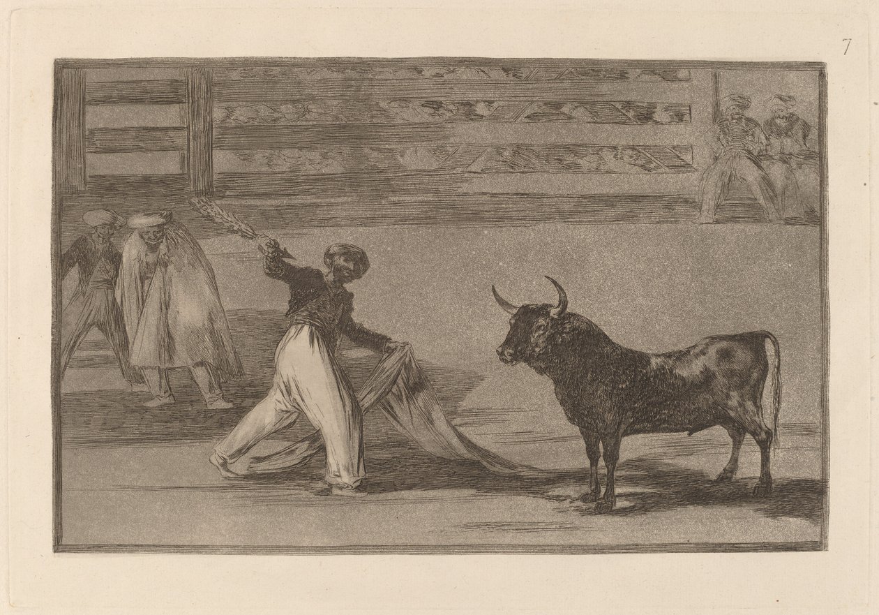 Ursprung der Harpunen oder Banderillas von Francisco de Goya