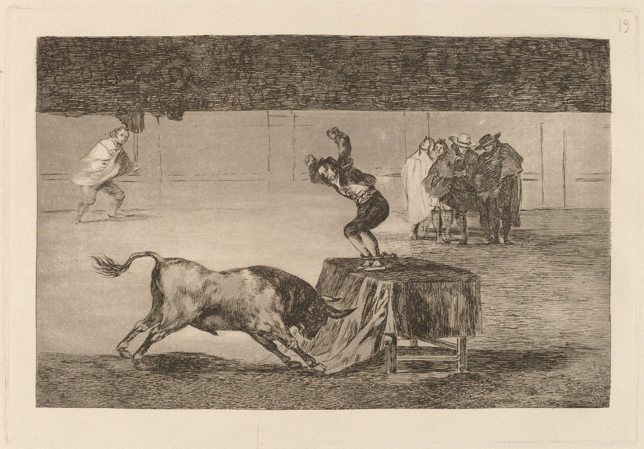 Eine weitere Verrücktheit von ihm in der gleichen Arena von Francisco de Goya