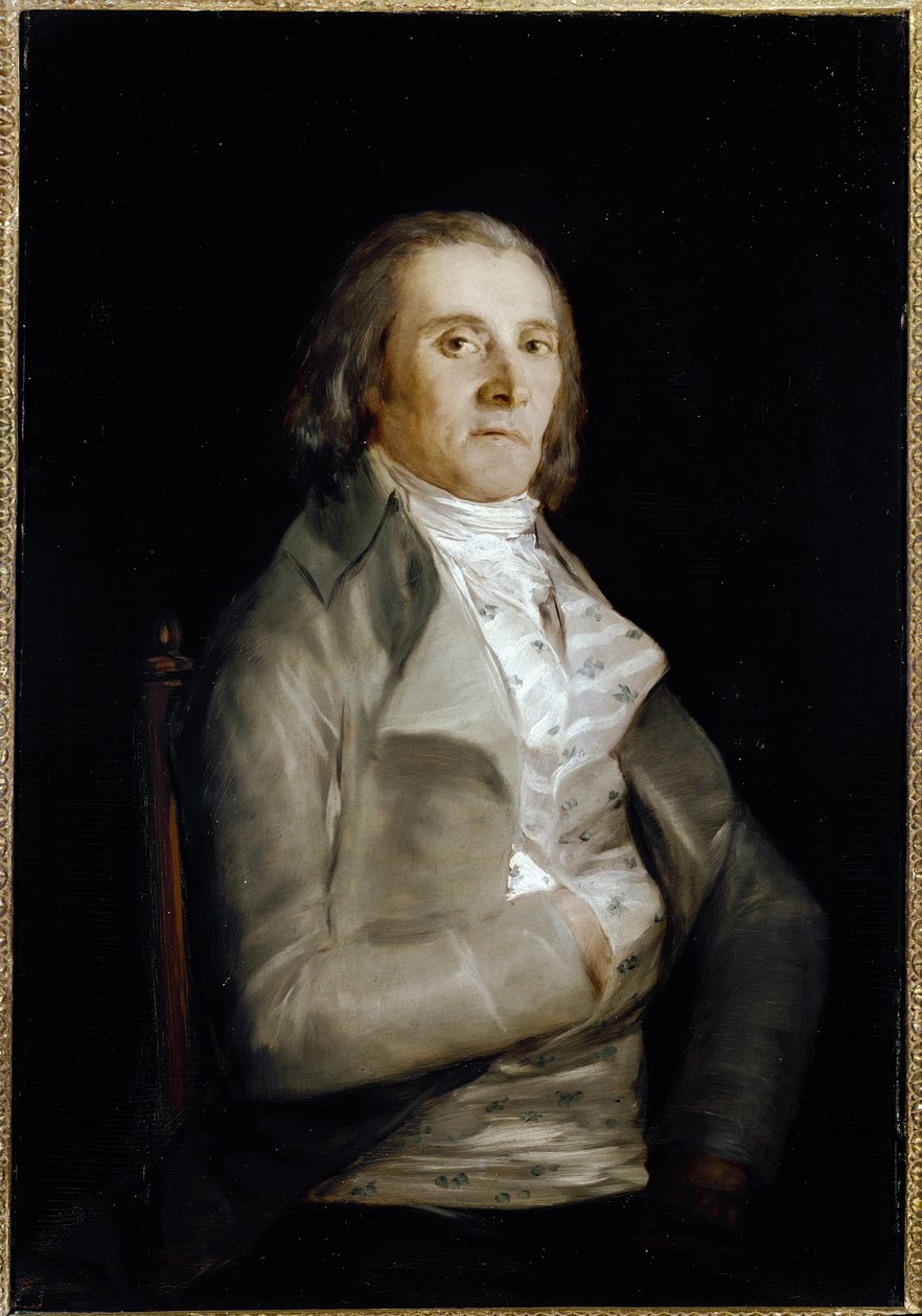 Porträt von Don Andres del Peral (aktiv 1770-1820), Malerdekorateur von Francisco de Goya