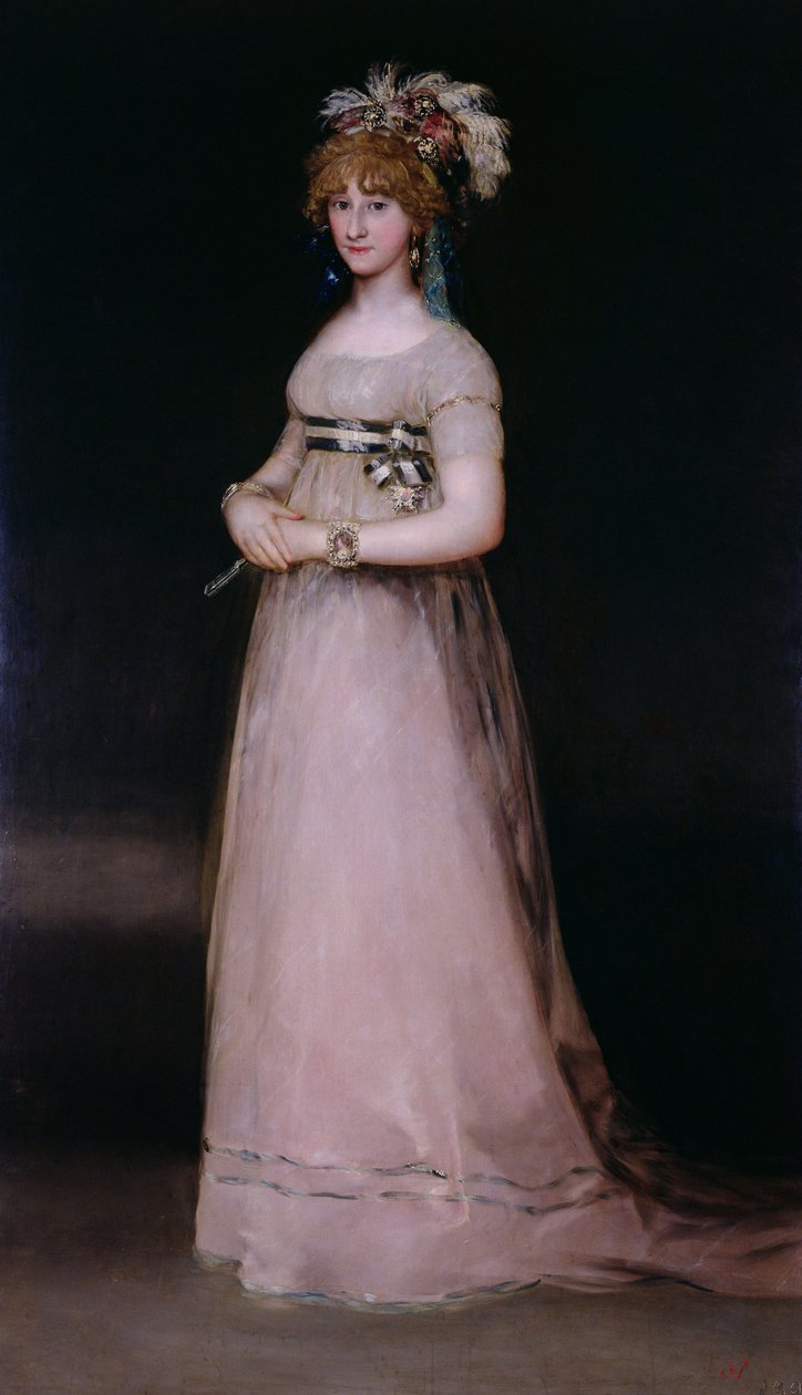 Porträt von Maria Theresa de Bourbon y Vallabriga, die Condesa de Chinchon, ca. 1801 von Francisco de Goya