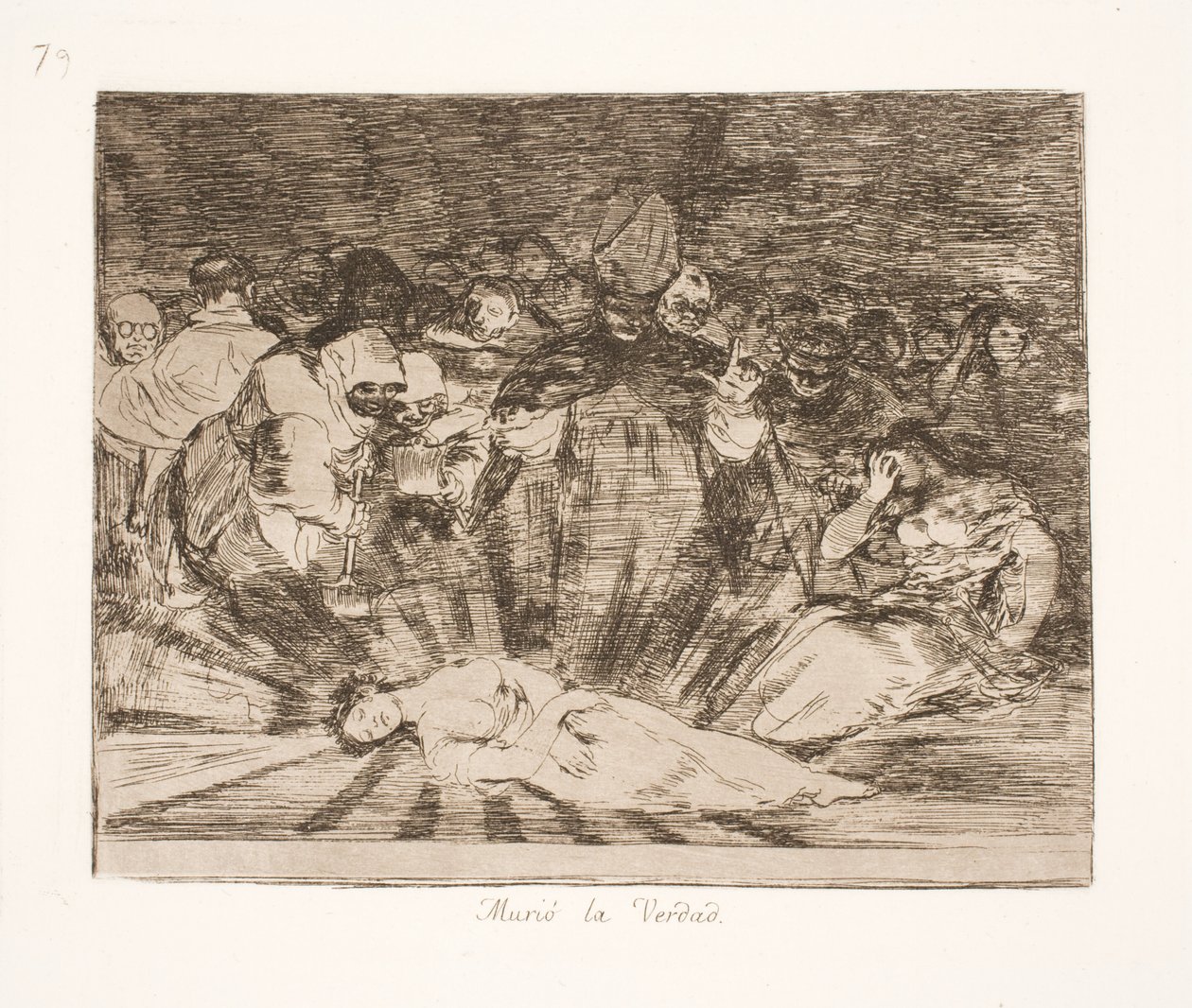 Die Wahrheit ist tot (79) von Francisco de Goya