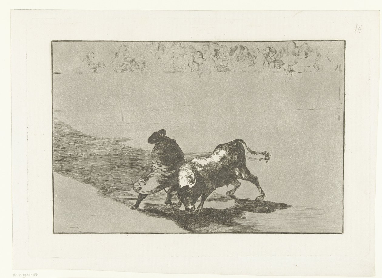 Stierkämpfer in einer Arena von Francisco de Goya
