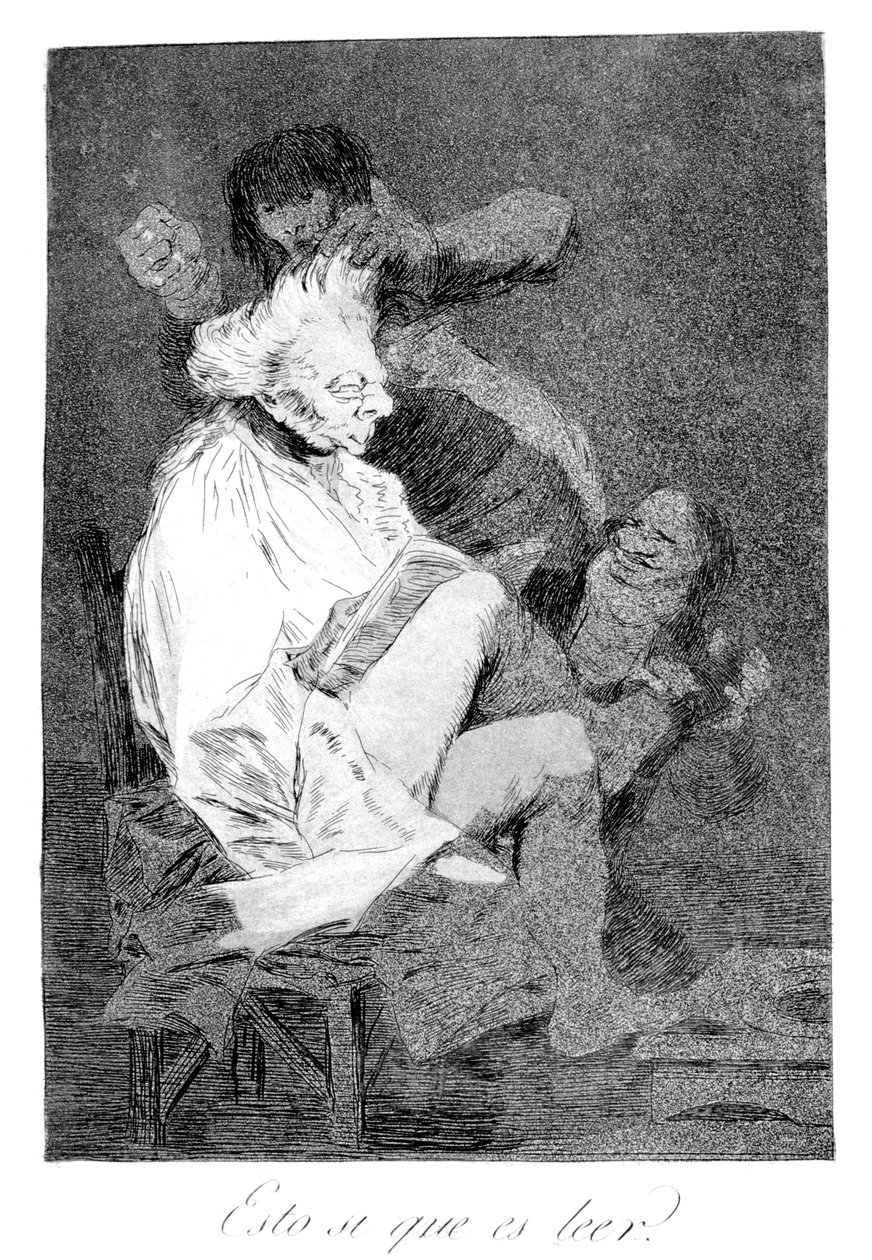 Das ist sicherlich lesen können von Francisco de Goya