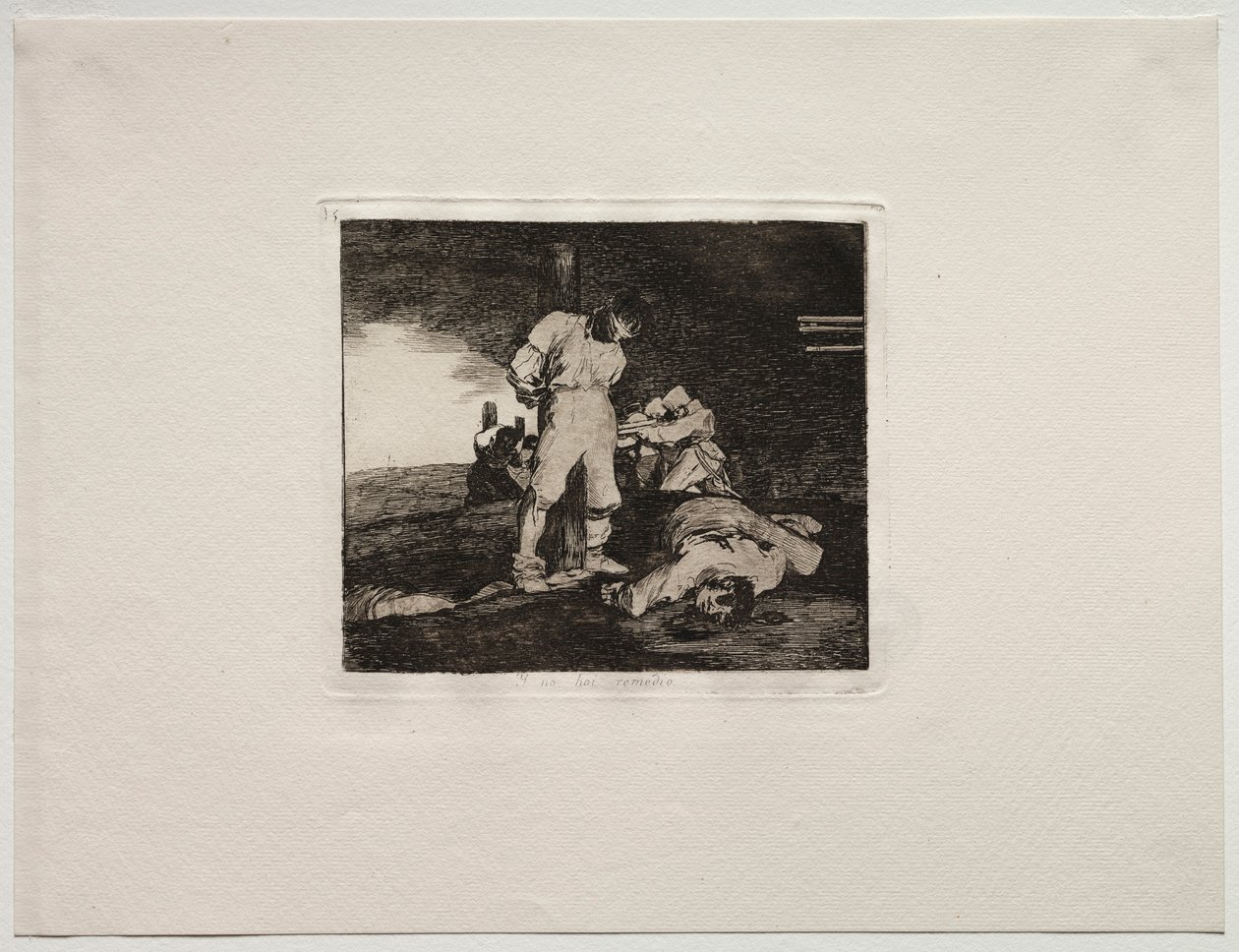 Die Schrecken des Krieges: Und es gibt keine Hilfe dafür von Francisco de Goya