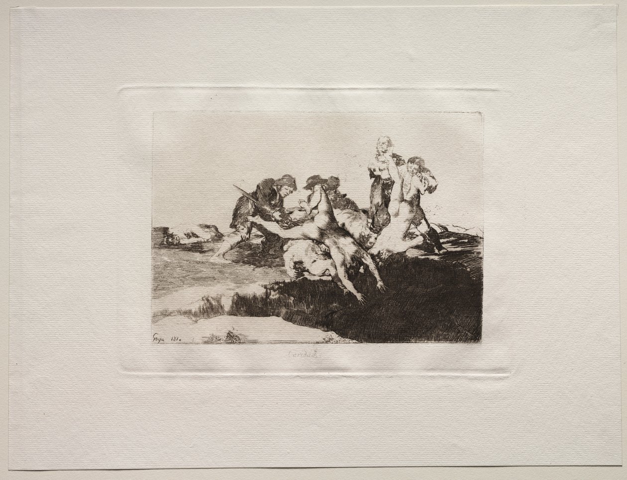 Die Schrecken des Krieges: Barmherzigkeit von Francisco de Goya
