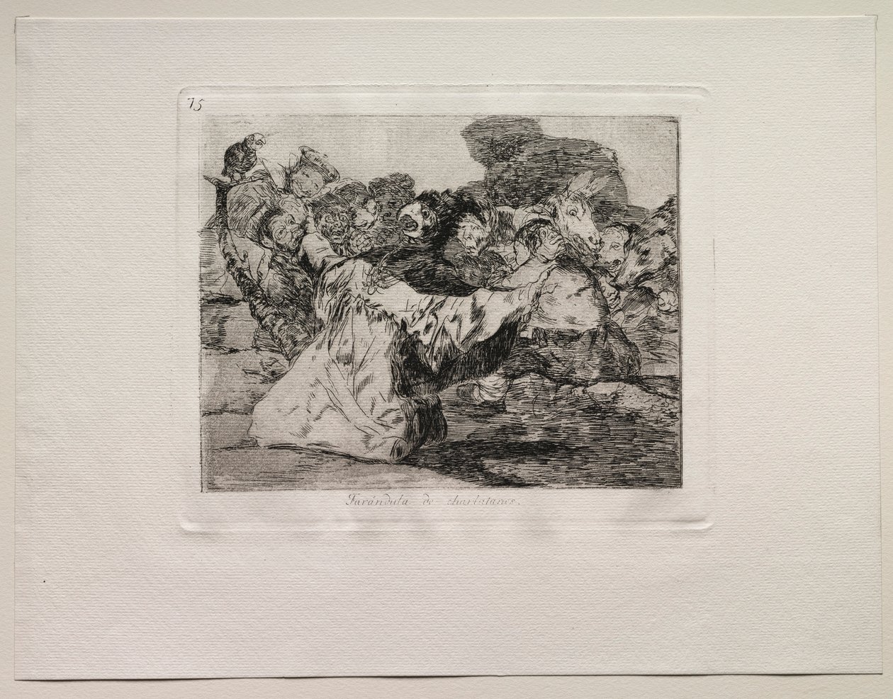 Die Schrecken des Krieges: Charlatans Show von Francisco de Goya