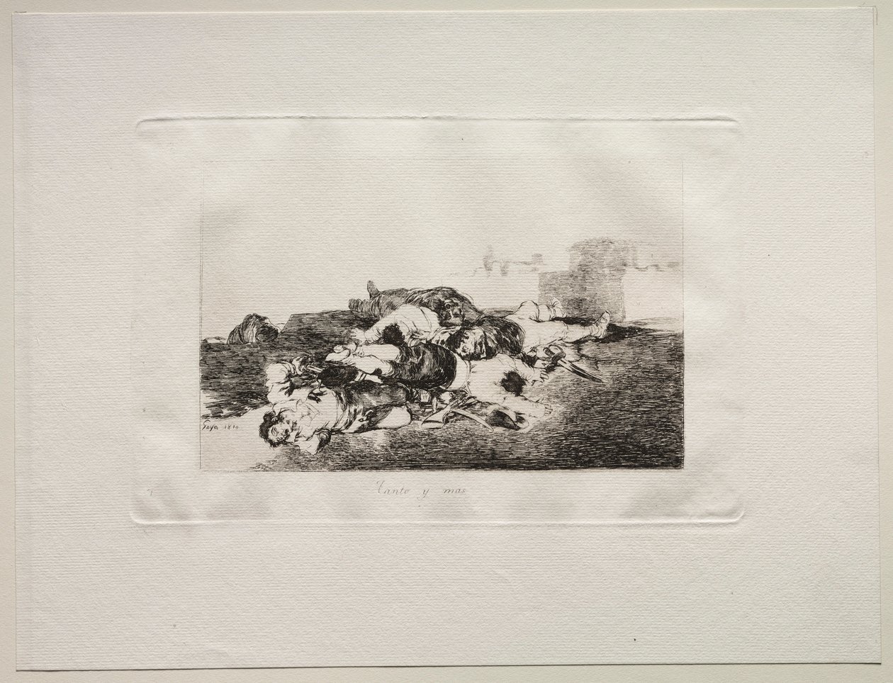 Die Schrecken des Krieges: Noch schlimmer, 1810 von Francisco de Goya