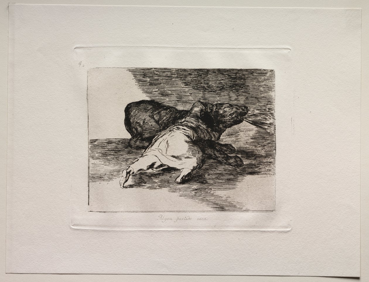 Die Schrecken des Krieges: Er bekommt etwas dafür. von Francisco de Goya