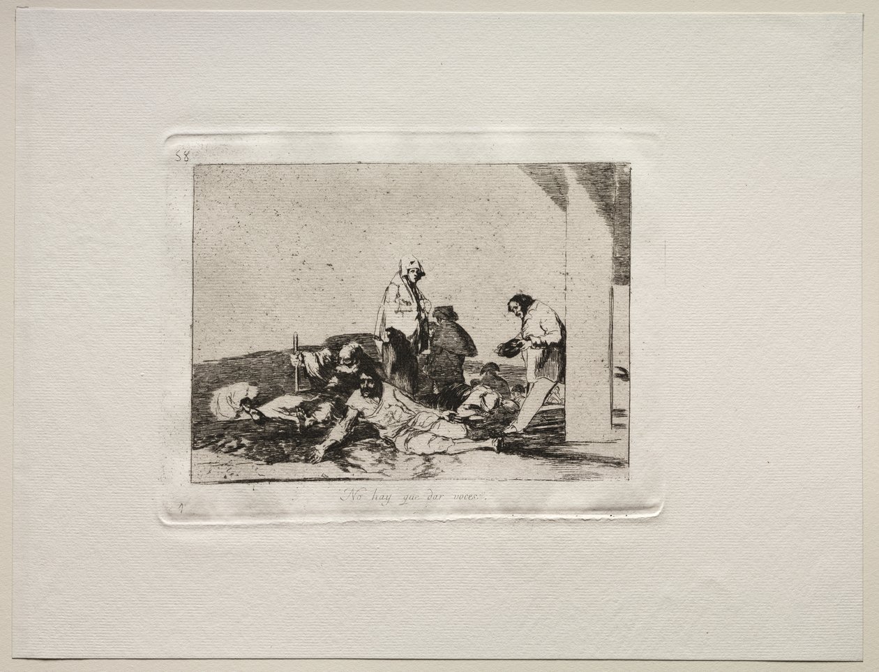Die Schrecken des Krieges: Es nützt nichts zu schreien von Francisco de Goya