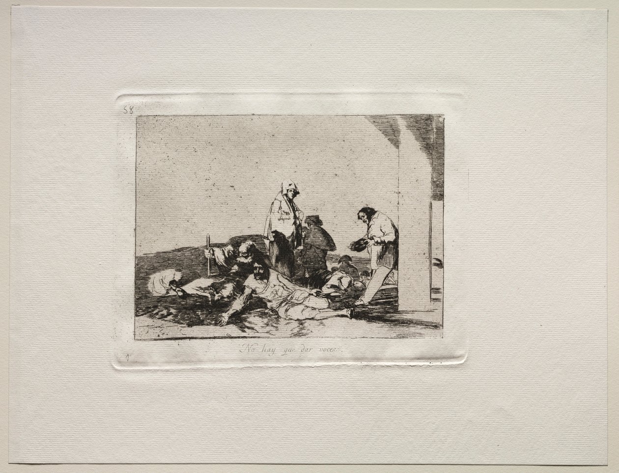 Die Schrecken des Krieges: Es nützt nichts zu schreien von Francisco de Goya
