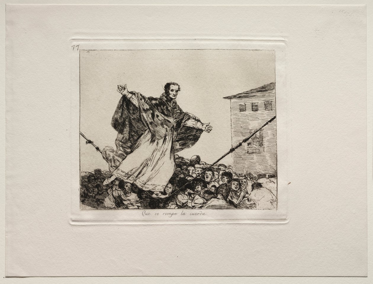 Die Schrecken des Krieges: Möge das Seil reißen von Francisco de Goya