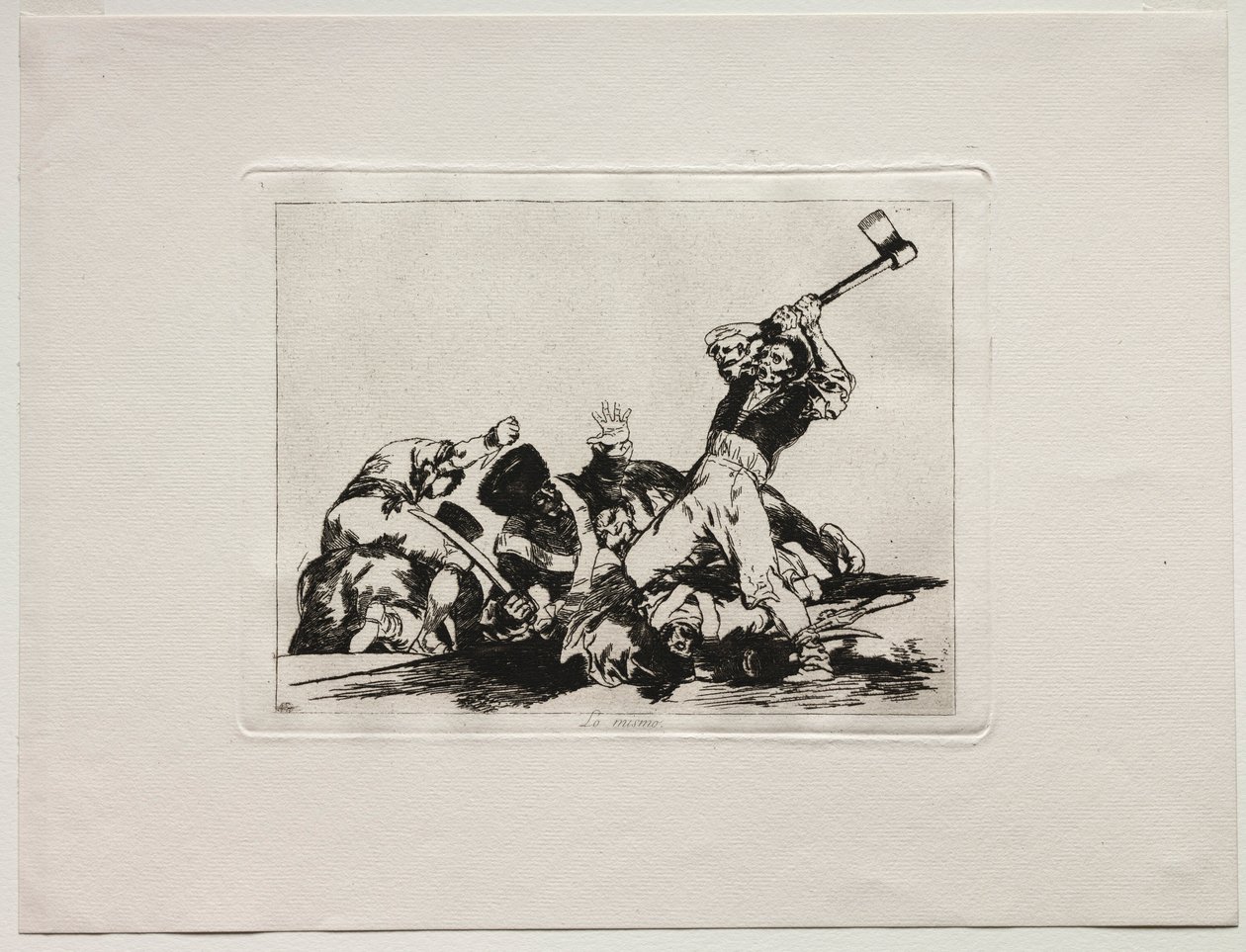 Die Schrecken des Krieges: Dasselbe von Francisco de Goya