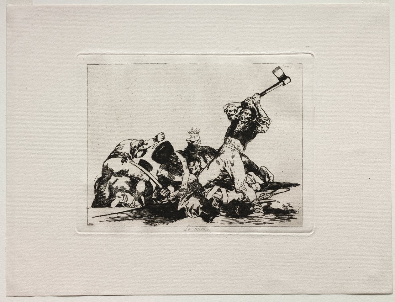 Die Schrecken des Krieges: Dasselbe von Francisco de Goya