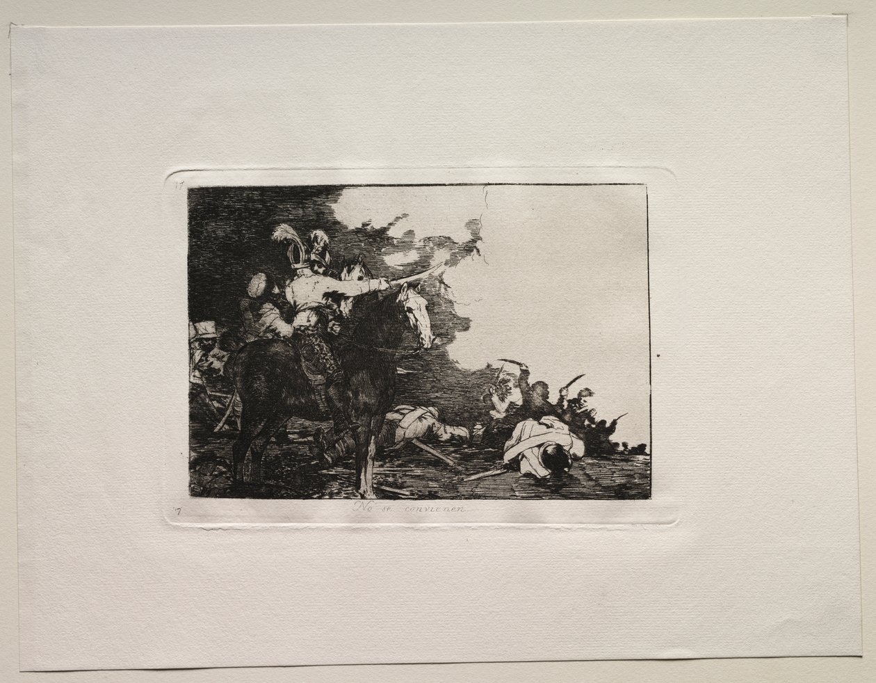 Die Schrecken des Krieges: Sie sind sich nicht einig von Francisco de Goya