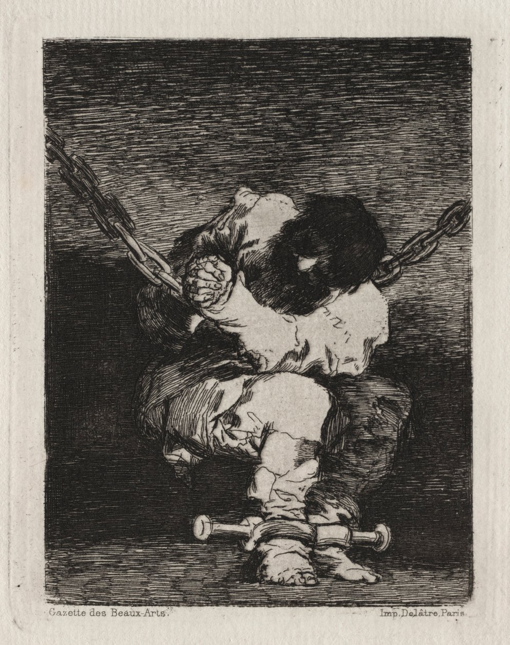 Der kleine Gefangene von Francisco de Goya