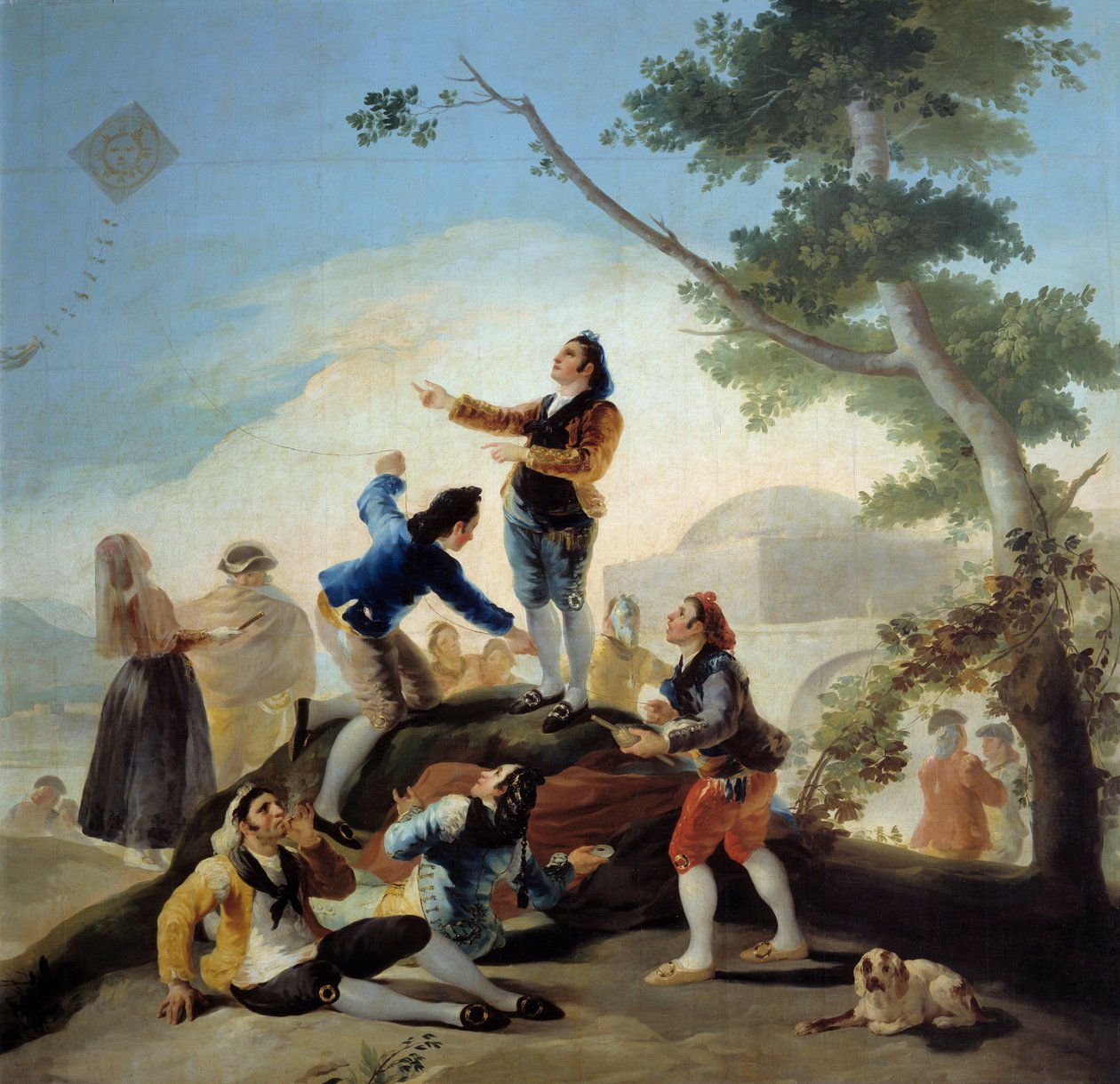 Der fliegende Hirsch. Gemälde von Francisco de Goya (1746-1828) von Francisco de Goya