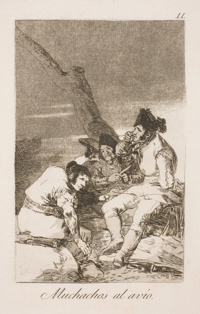 An die Arbeit, Jungs von Francisco de Goya