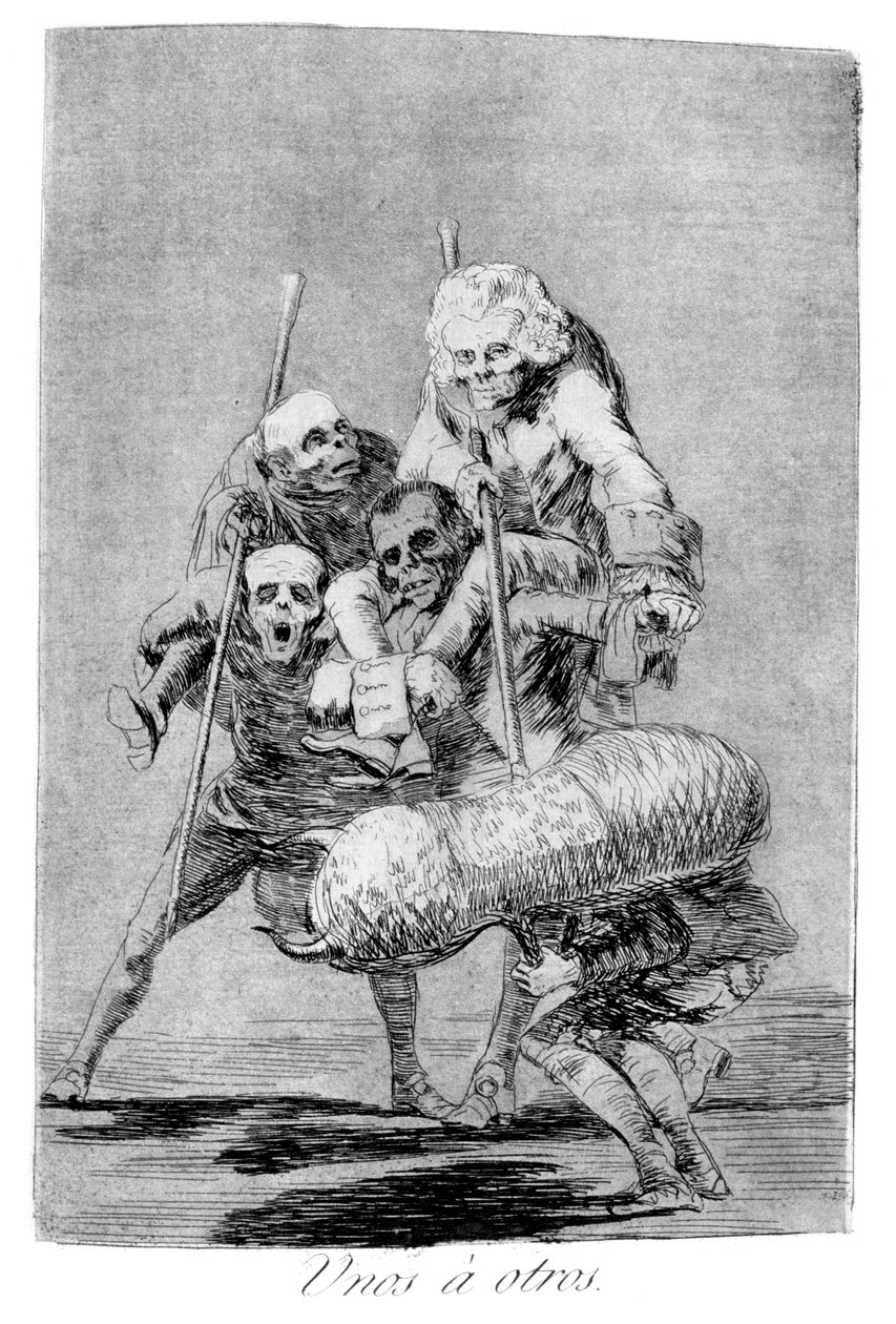 Was man einem anderen antut von Francisco de Goya
