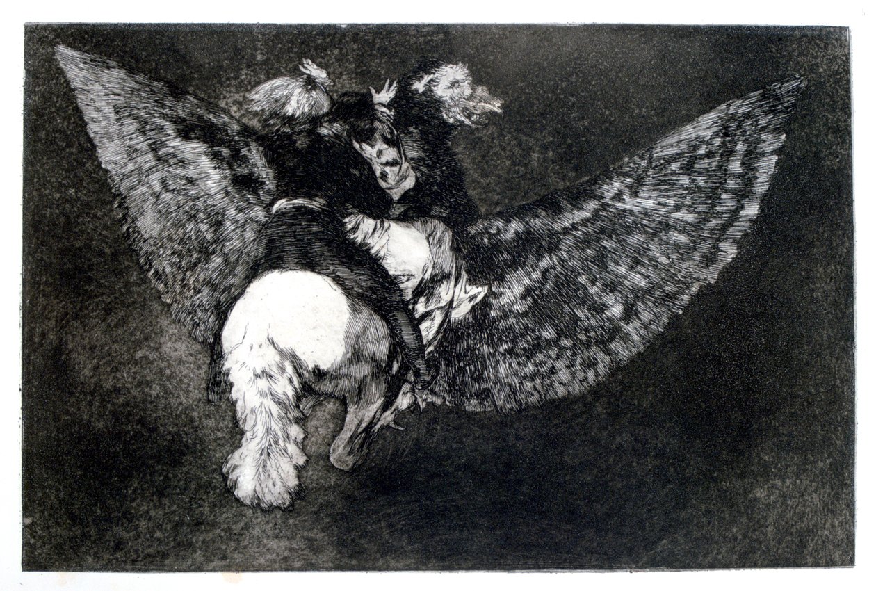 Geflügelter Unsinn, 1819-1823 von Francisco de Goya
