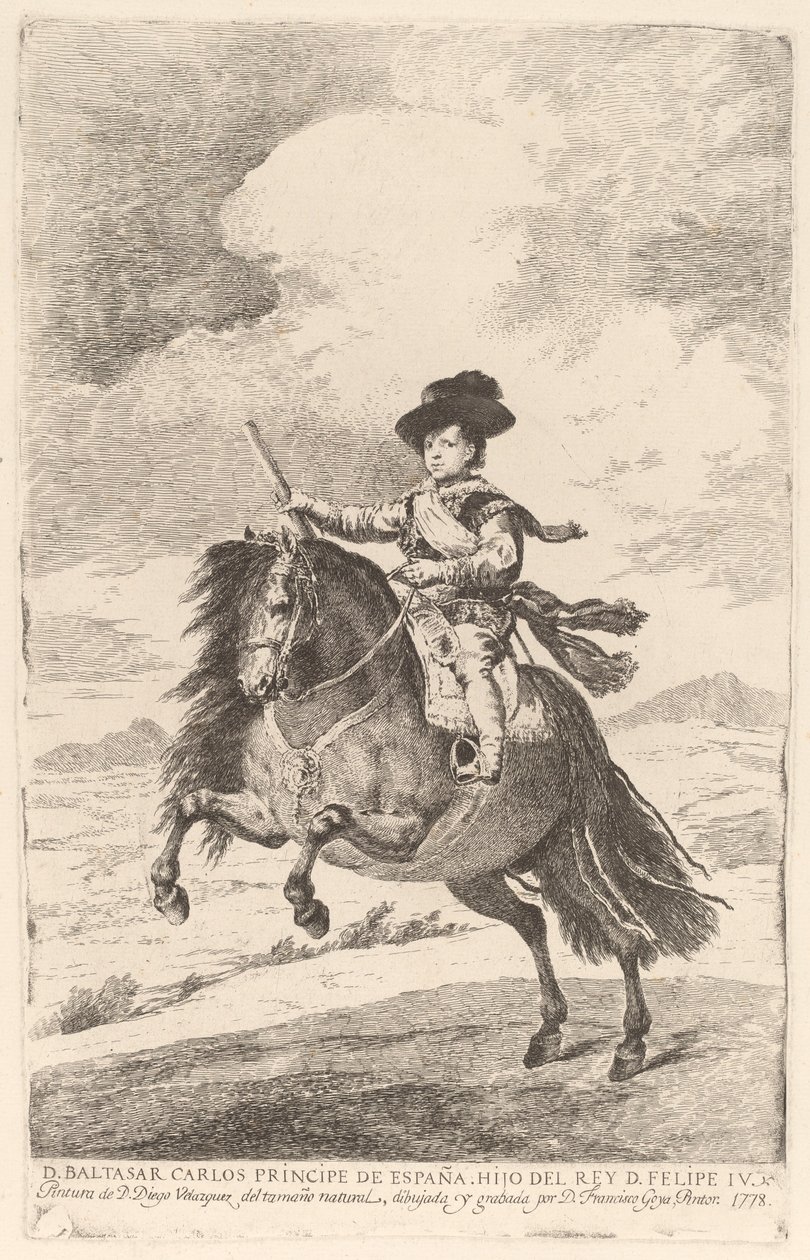 Baltasar Carlos von Francisco de Goya after Diego Velázquez