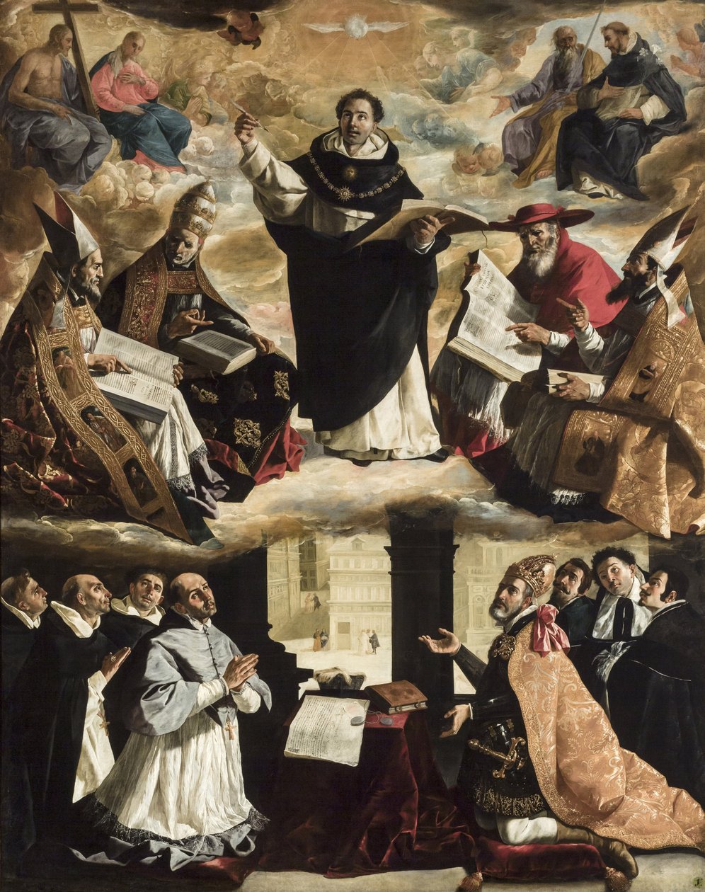 Die Apotheose des Heiligen Thomas von Aquin, ca. 1631 von Francisco de Zurbaran