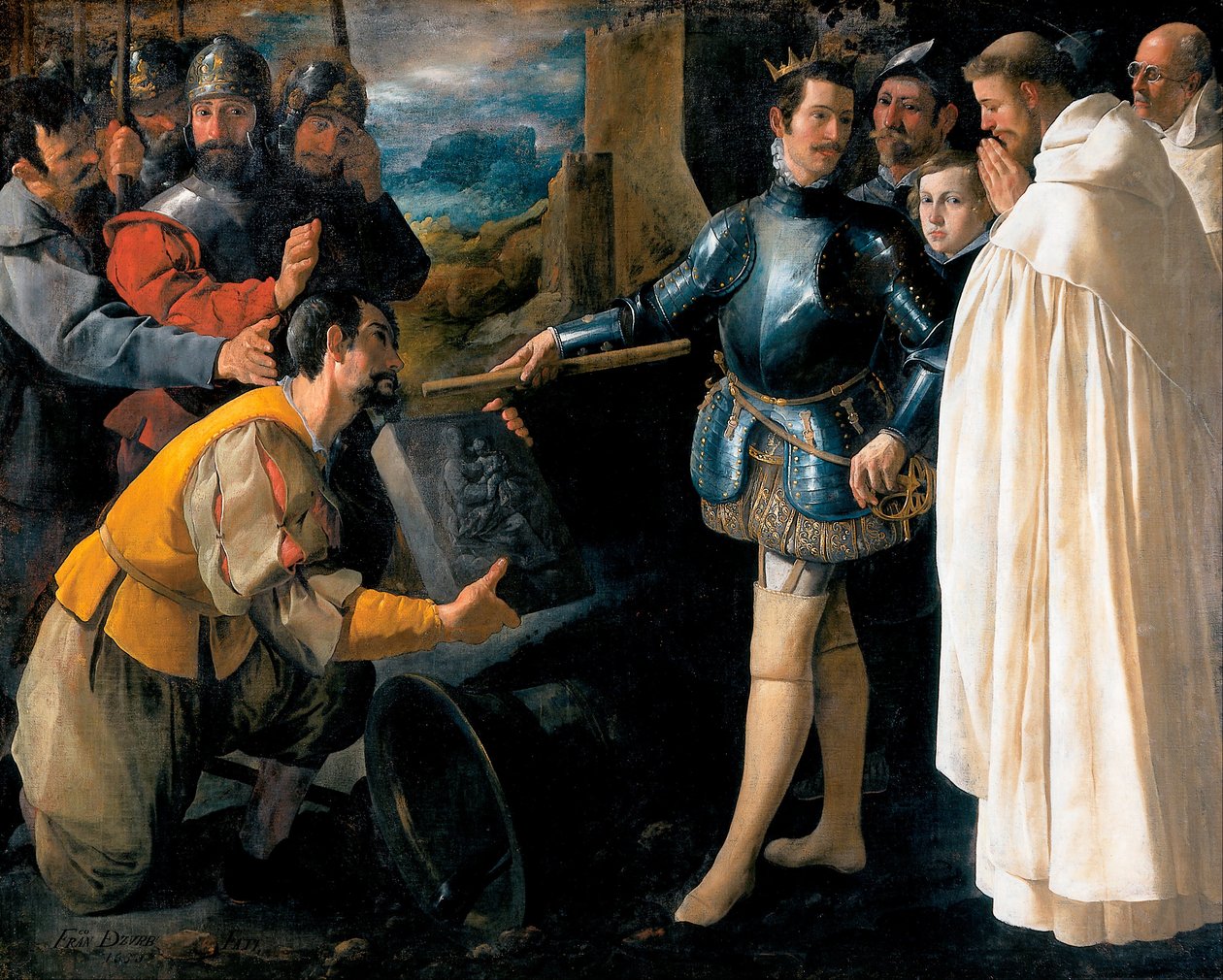 Der heilige Peter Nolasco findet das Bild der Jungfrau von Francisco de Zurbaran