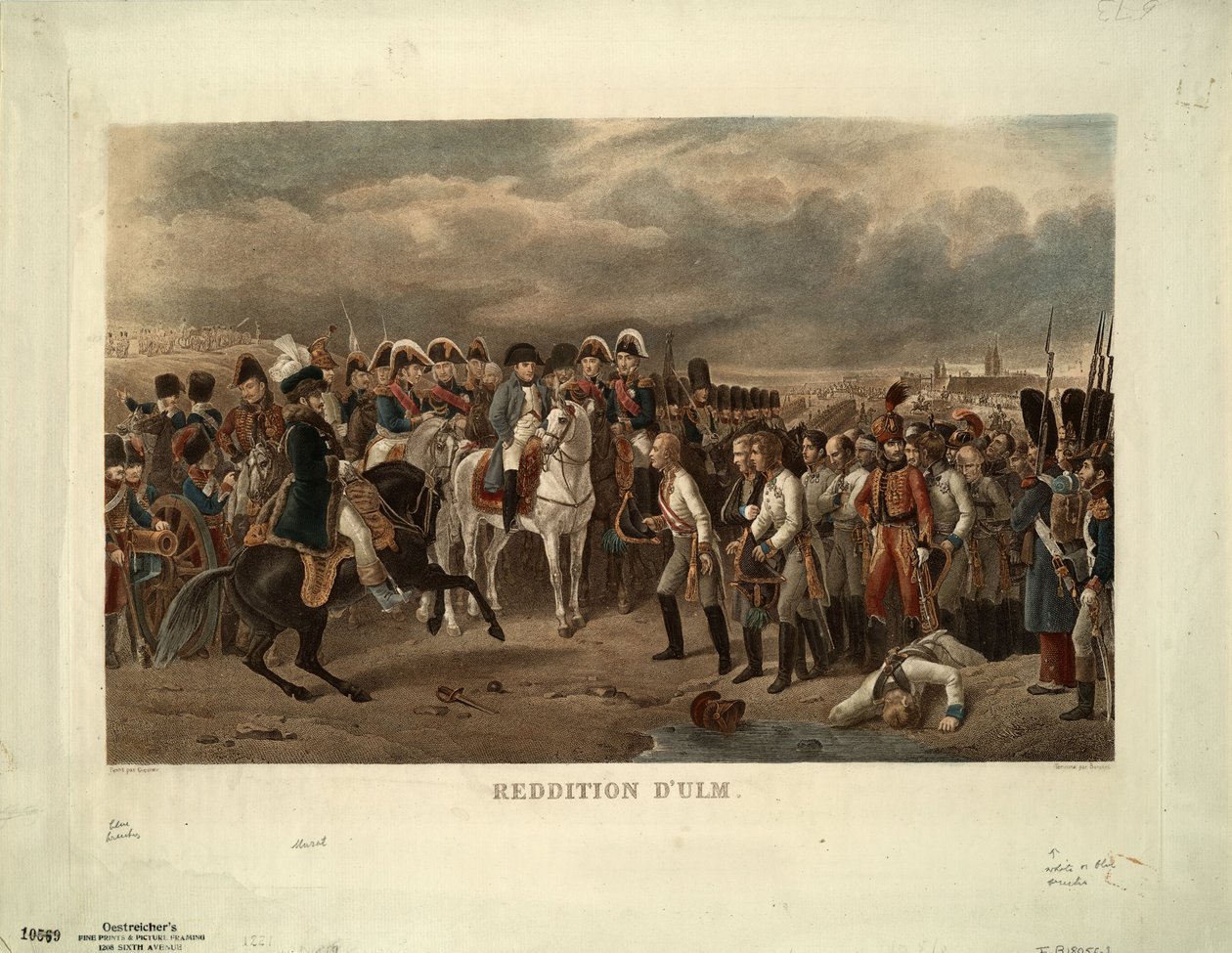 Die Kapitulation von Ulm von Francisque Martin François Grenier de Saint Martin