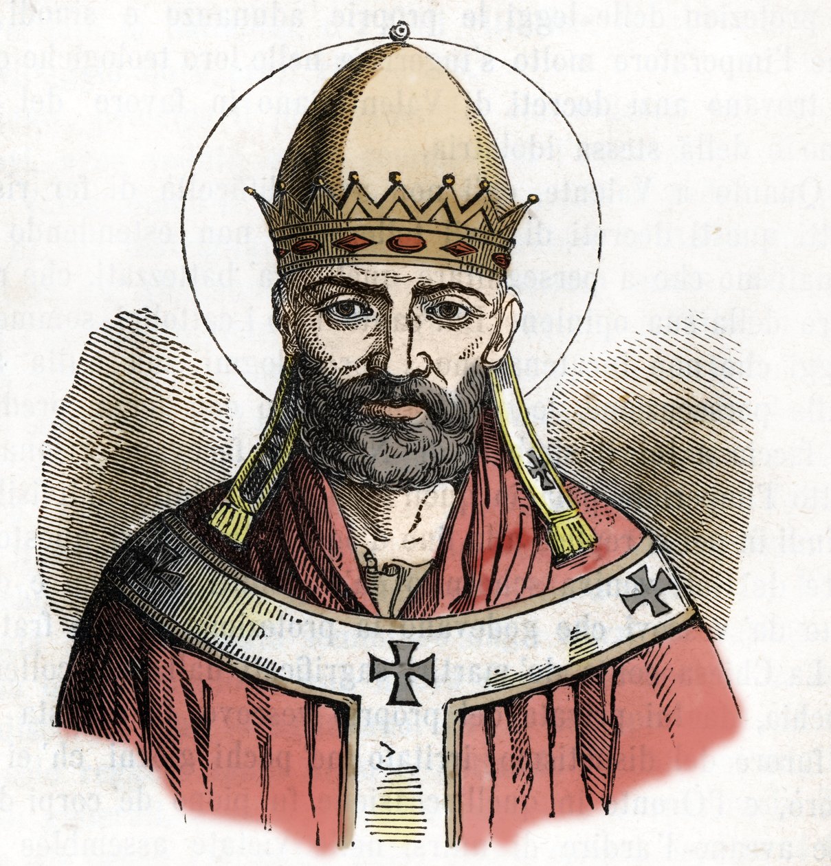 Porträt von Papst Damasus I. aus 