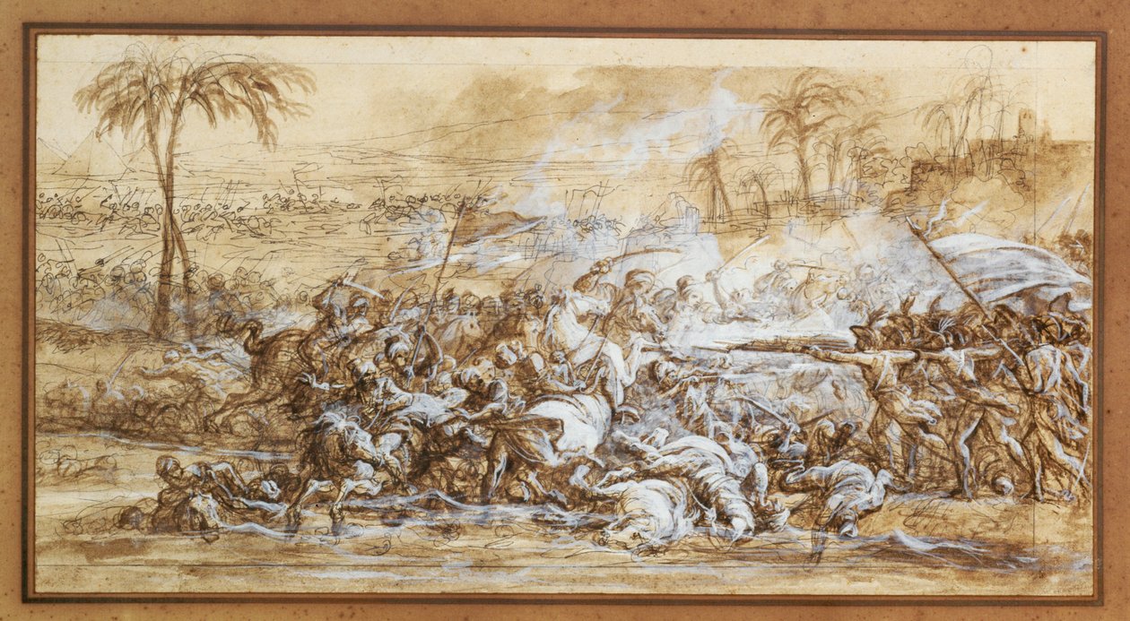 Die Schlacht bei den Pyramiden, Napoleon blieb Sieger von François André Vincent
