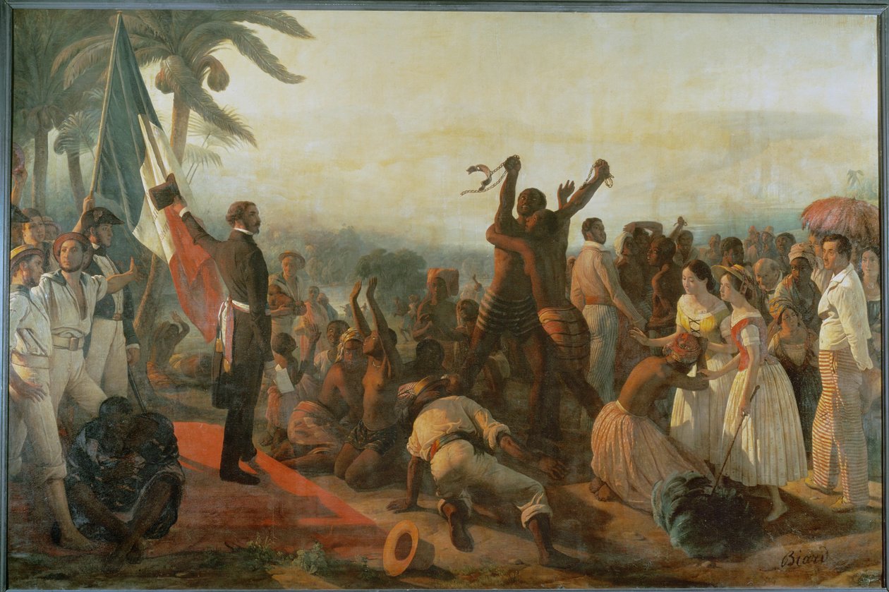 Proklamation der Freiheit der Schwarzen in den Kolonien von François Auguste Biard