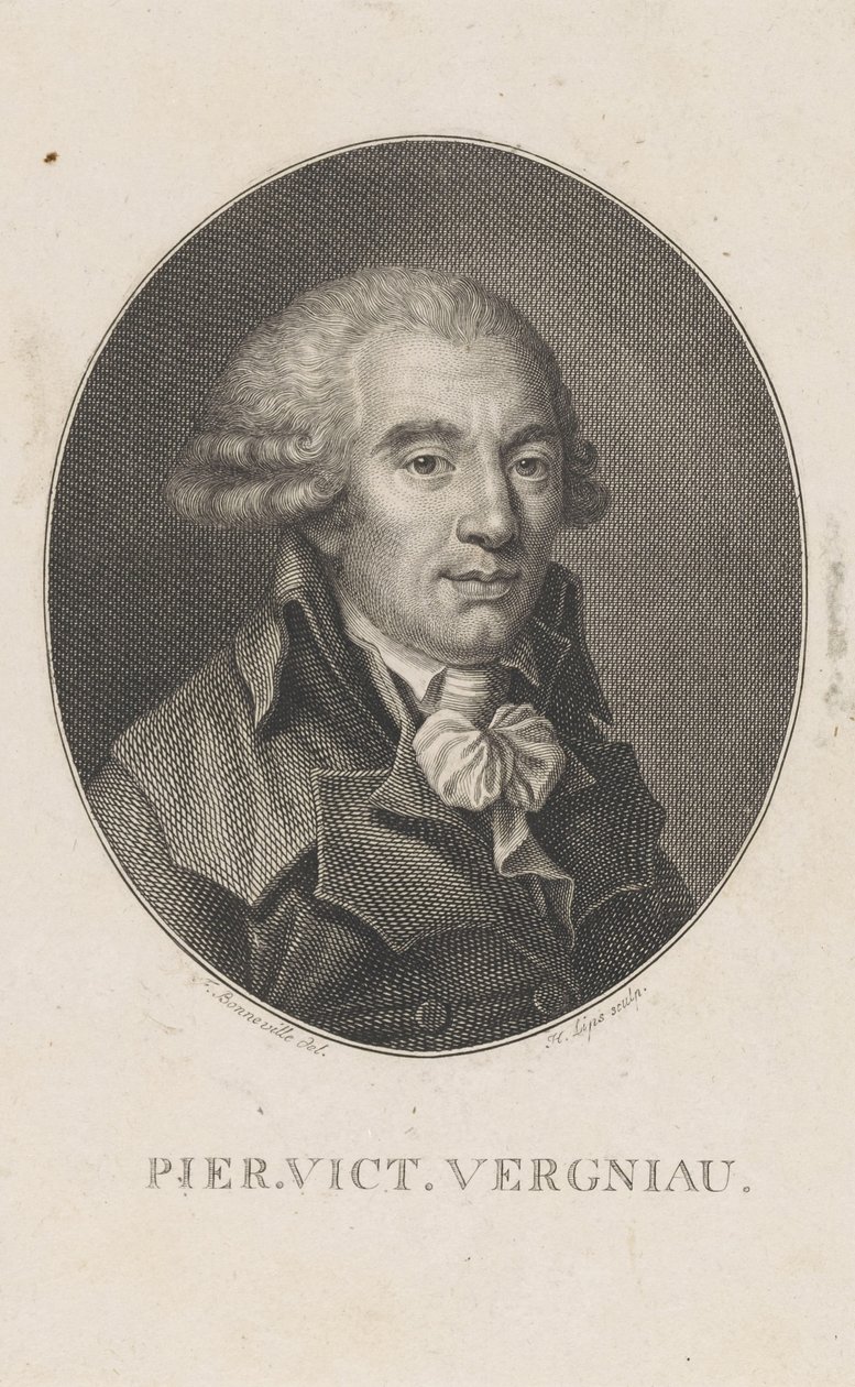 Pierre Victurnien Vergniaud 1753-1793, um 1800 von Francois Bonneville