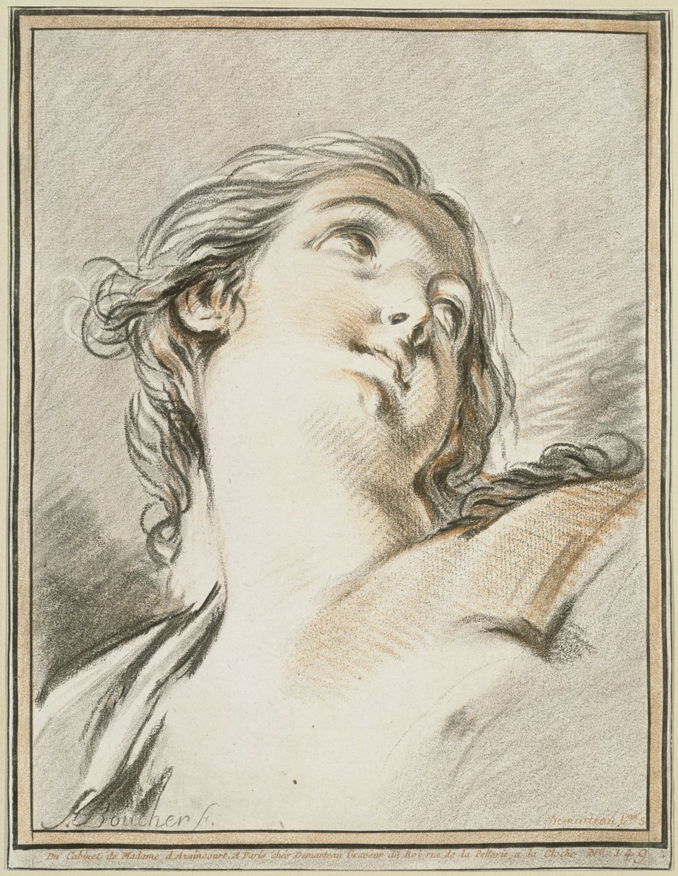 Frauenkopf von François Boucher