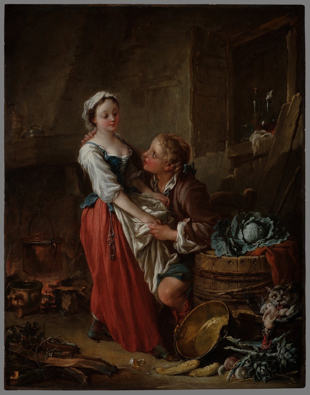 Die schöne Köchin von François Boucher