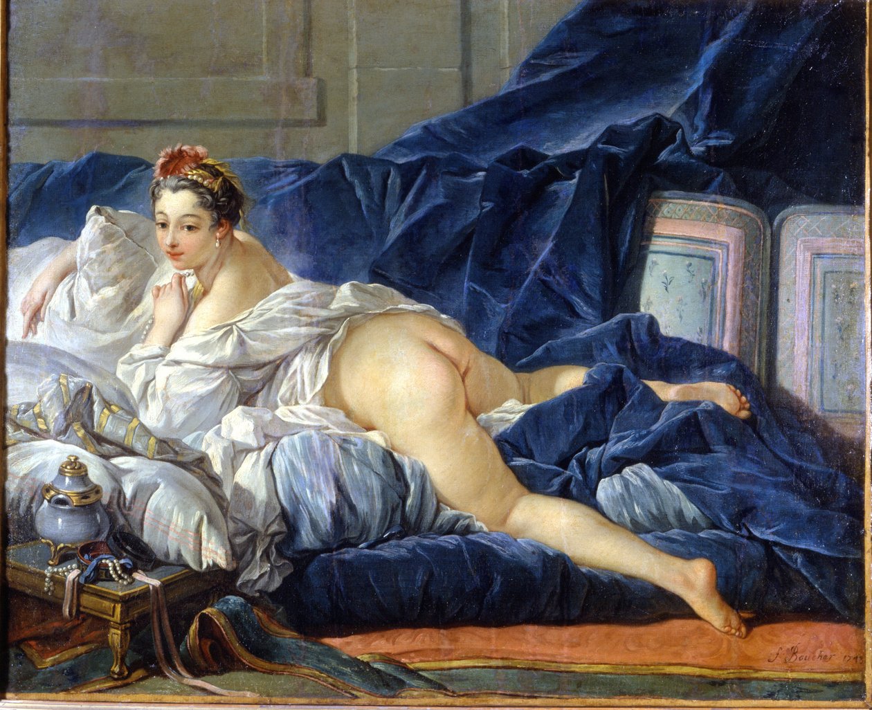 Die Odaliske. Gemälde von François Boucher (1703 - 1770) von François Boucher