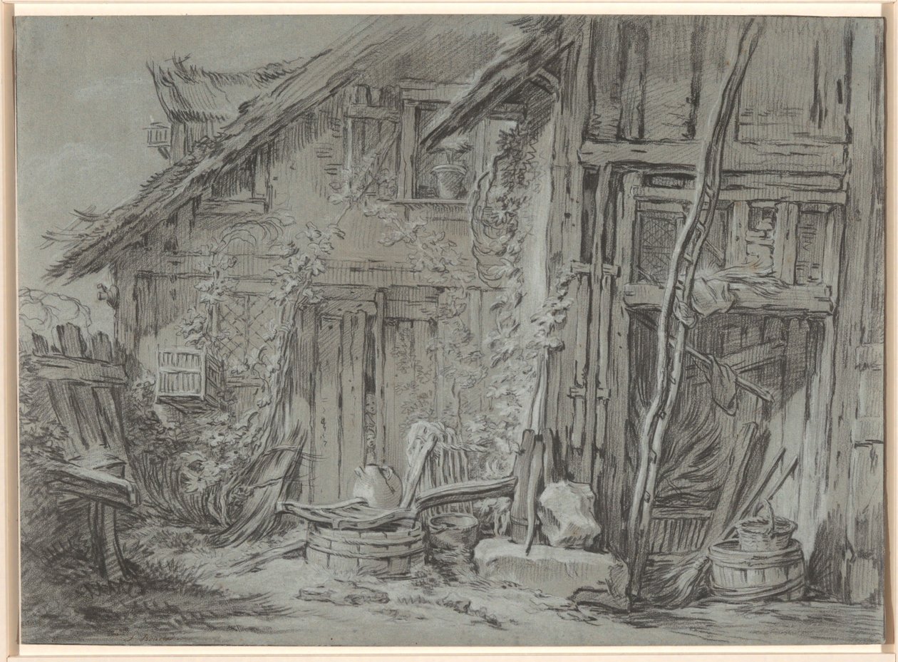 Das verfallene Bauernhaus von François Boucher