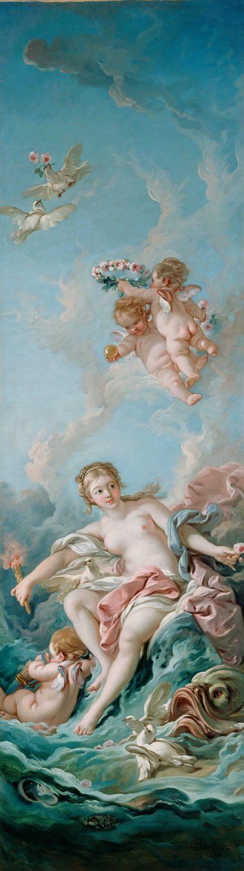 Venus auf den Wellen von Francois Boucher