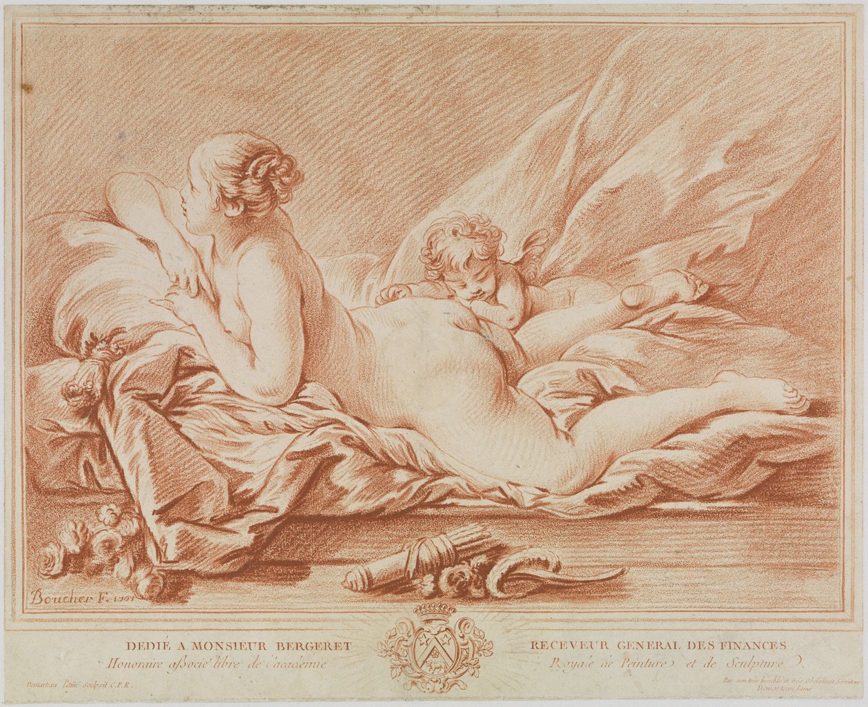 Venus und Amor von François Boucher