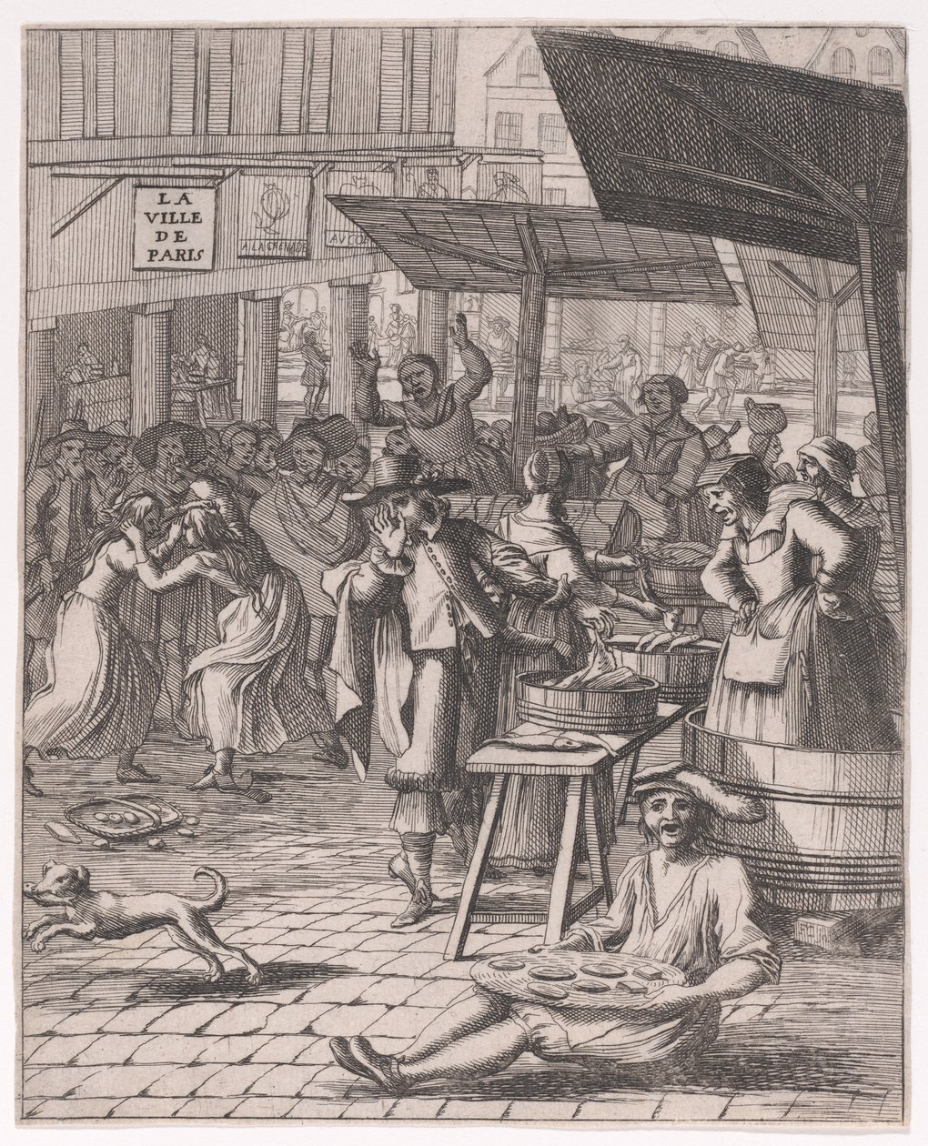 Ein Fischmarkt; aus Divers sujets Remarquables tirez de L