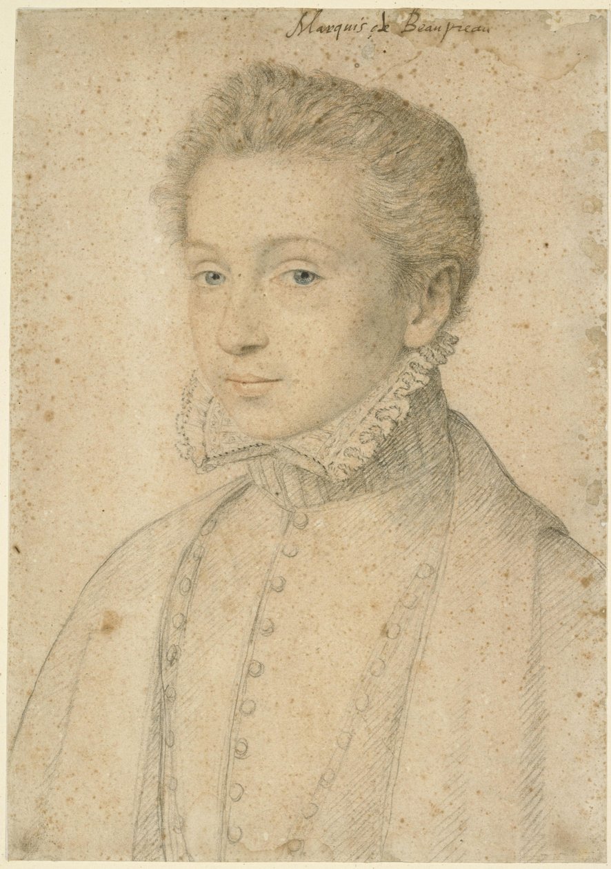 Bildnis des Henri de Bourbon, Marquis des Beaupréau von François Clouet