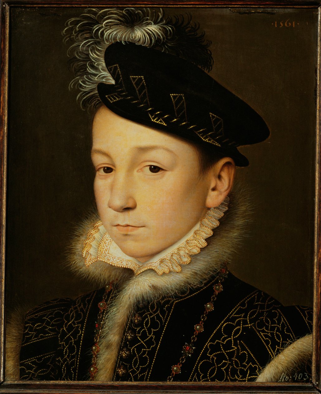 König Karl IX von Frankreich von François Clouet