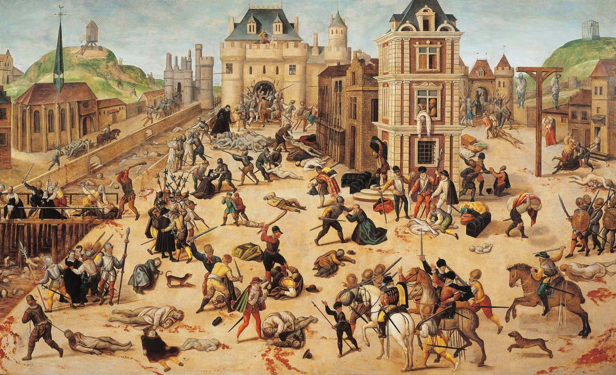 Das Massaker am Bartholomäustag, ca. 1572-84 von Francois Dubois