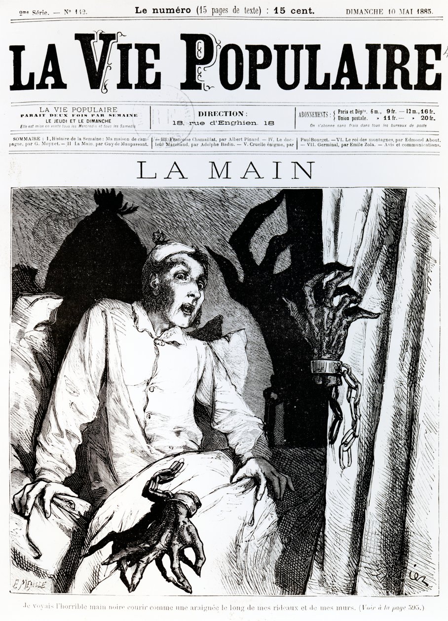 Die Hand, Titelseite von 